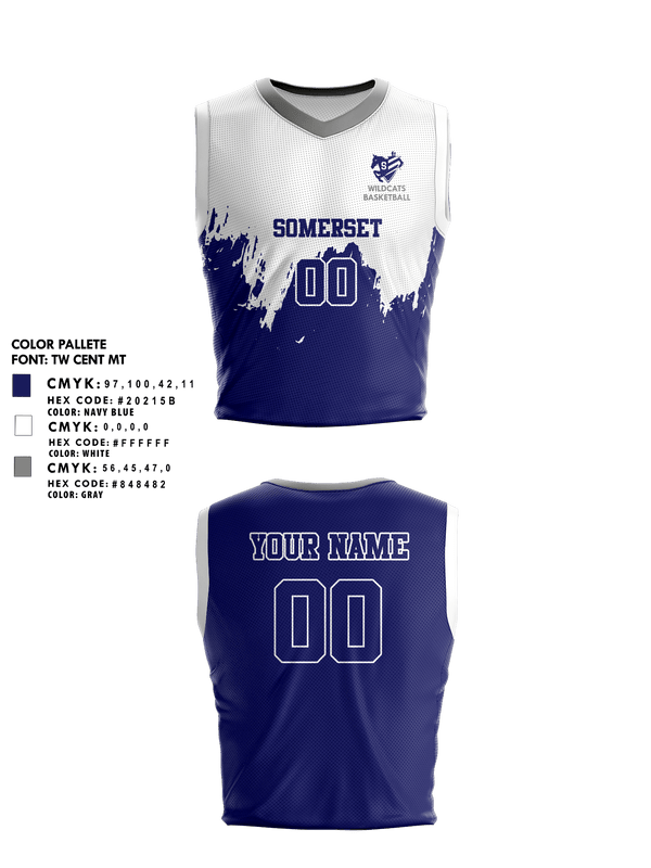 Mens Basketball Jersey, Somerset Middle School Basketball, Men's Basketball, Teamtime, Team time, sublimation, custom sports apparel, team uniforms, spirit wear, spiritwear, sports uniforms, custom shirts, team store, custom team store, fundraiser sports, apparel fundraiser