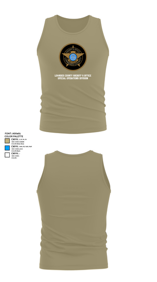Tank Top, Lowndes County Sheriff’s Office Special Operations Division, , Teamtime, Team time, sublimation, custom sports apparel, team uniforms, spirit wear, spiritwear, sports uniforms, custom shirts, team store, custom team store, fundraiser sports, apparel fundraiser