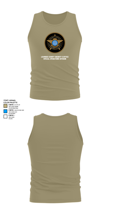 Lowndes County Sheriff’s Office Special Operations Division 52350448 Tank Top - 94