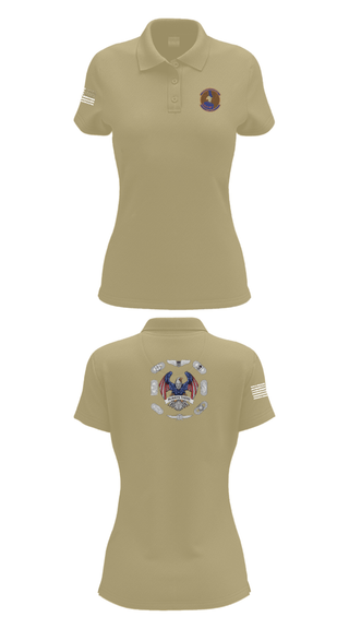 Women's Short Sleeve Performance Polo, 22nd OSS, Air Force, Teamtime, Team time, sublimation, custom sports apparel, team uniforms, spirit wear, spiritwear, sports uniforms, custom shirts, team store, custom team store, fundraiser sports, apparel fundraiser