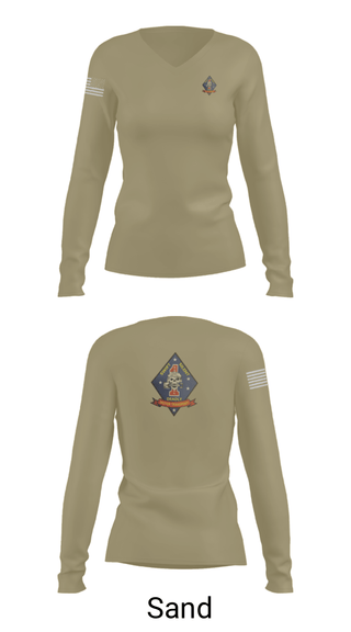 Womens Long Sleeve Vneck Shirt, 1st Recon, Marines, Teamtime, Team time, sublimation, custom sports apparel, team uniforms, spirit wear, spiritwear, sports uniforms, custom shirts, team store, custom team store, fundraiser sports, apparel fundraiser
