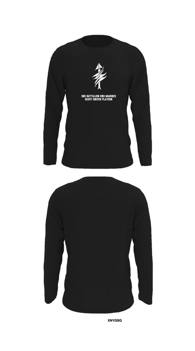 3rd Battalion 2nd Marines Scout Sniper Platoon 1879947 Long Sleeve Performance Shirt 32