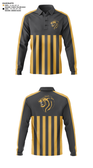 Long Sleeve Performance Polo, Upper Columbia Academy Golf, Golf, Teamtime, Team time, sublimation, custom sports apparel, team uniforms, spirit wear, spiritwear, sports uniforms, custom shirts, team store, custom team store, fundraiser sports, apparel fundraiser