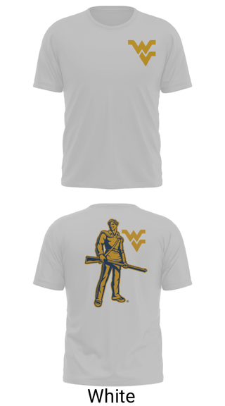 Short Sleeve Performance Shirt, West Virginia University Track, Track & Field, Teamtime, Team time, sublimation, custom sports apparel, team uniforms, spirit wear, spiritwear, sports uniforms, custom shirts, team store, custom team store, fundraiser sports, apparel fundraiser