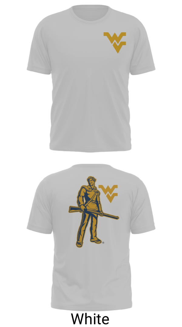 Short Sleeve Performance Shirt, West Virginia University Track, Track & Field, Teamtime, Team time, sublimation, custom sports apparel, team uniforms, spirit wear, spiritwear, sports uniforms, custom shirts, team store, custom team store, fundraiser sports, apparel fundraiser