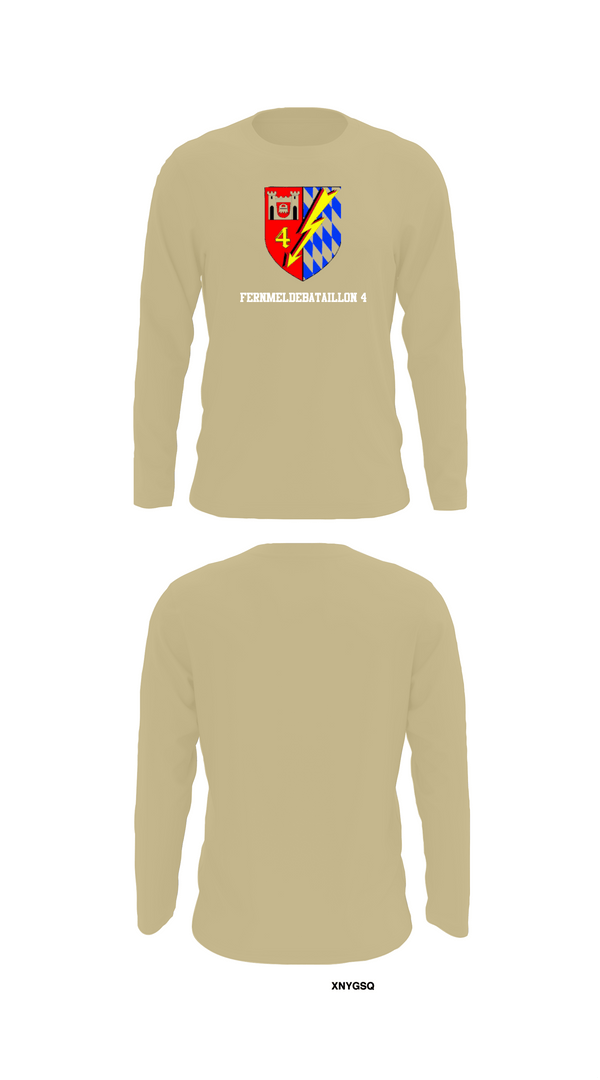 Long Sleeve Performance Shirt, Fernmeldebataillon 4, Army, Teamtime, Team time, sublimation, custom sports apparel, team uniforms, spirit wear, spiritwear, sports uniforms, custom shirts, team store, custom team store, fundraiser sports, apparel fundraiser