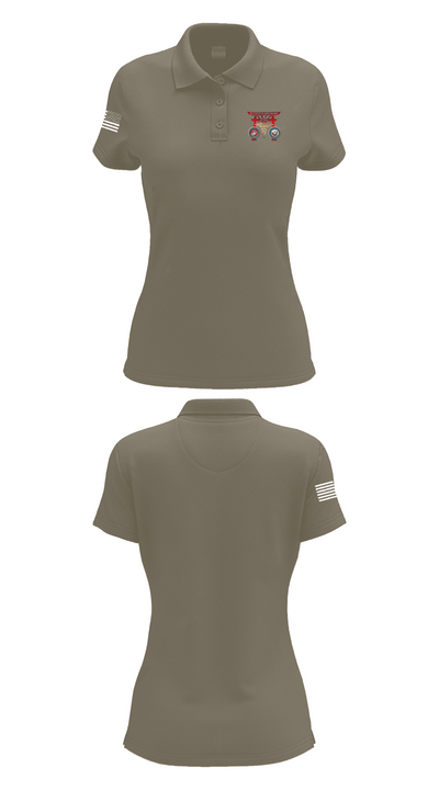 3D MEDICAL BATTALION 96077173 Women's Short Sleeve Performance Polo  - 75