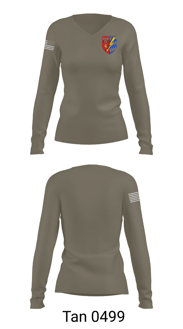 Womens Long Sleeve Vneck Shirt, Fernmeldebataillon 4, Army, Teamtime, Team time, sublimation, custom sports apparel, team uniforms, spirit wear, spiritwear, sports uniforms, custom shirts, team store, custom team store, fundraiser sports, apparel fundraiser