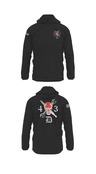Windbreaker, 4-3 DEMONS, Army, Teamtime, Team time, sublimation, custom sports apparel, team uniforms, spirit wear, spiritwear, sports uniforms, custom shirts, team store, custom team store, fundraiser sports, apparel fundraiser