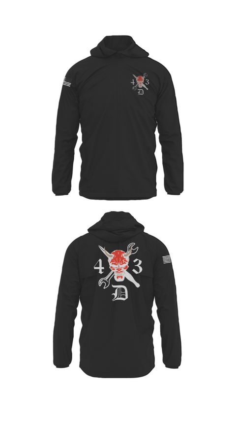 Windbreaker, 4-3 DEMONS, Army, Teamtime, Team time, sublimation, custom sports apparel, team uniforms, spirit wear, spiritwear, sports uniforms, custom shirts, team store, custom team store, fundraiser sports, apparel fundraiser