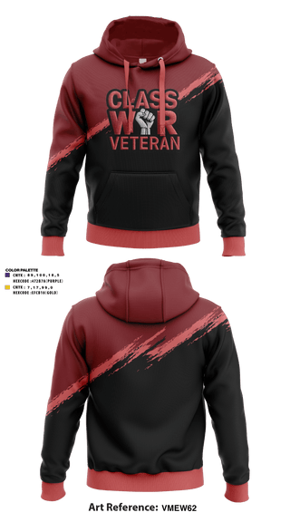 Hoodie, Class War Veterans, E-Sports, Teamtime, Team time, sublimation, custom sports apparel, team uniforms, spirit wear, spiritwear, sports uniforms, custom shirts, team store, custom team store, fundraiser sports, apparel fundraiser