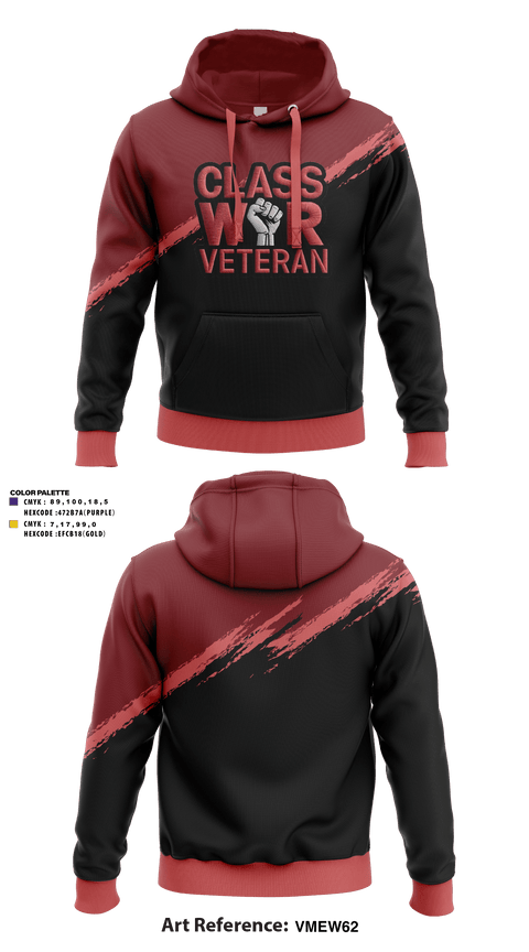 Hoodie, Class War Veterans, E-Sports, Teamtime, Team time, sublimation, custom sports apparel, team uniforms, spirit wear, spiritwear, sports uniforms, custom shirts, team store, custom team store, fundraiser sports, apparel fundraiser