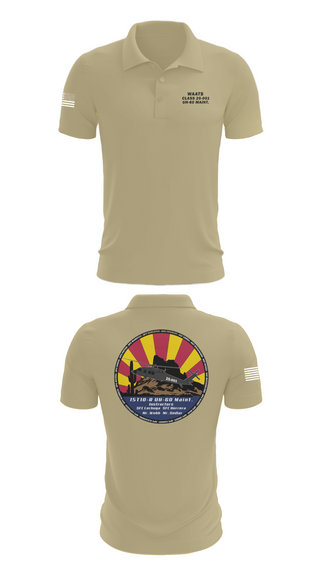 Short Sleeve Performance Polo, WAATS 15T10 CLASS 25-001, , Teamtime, Team time, sublimation, custom sports apparel, team uniforms, spirit wear, spiritwear, sports uniforms, custom shirts, team store, custom team store, fundraiser sports, apparel fundraiser