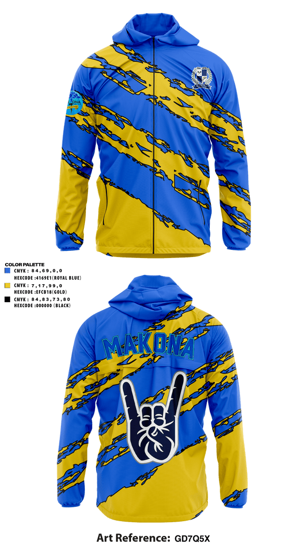 Windbreaker, MAKONA Fraternity, E-Sports, Teamtime, Team time, sublimation, custom sports apparel, team uniforms, spirit wear, spiritwear, sports uniforms, custom shirts, team store, custom team store, fundraiser sports, apparel fundraiser