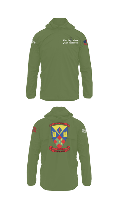 2nd battalion , 5th marines 24744641 Windbreaker - 34