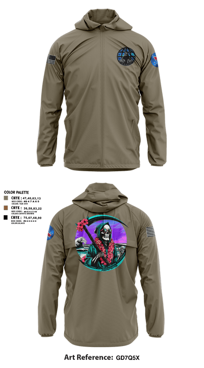 REAPERS, FT SHAFTER 63519061 Windbreaker - 1