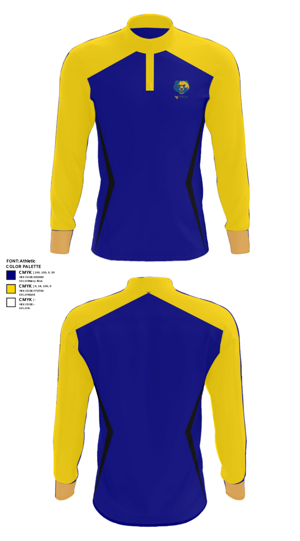 Quarter Zip Jacket, West Virginia University Institute Of Technology Baseball, Baseball, Teamtime, Team time, sublimation, custom sports apparel, team uniforms, spirit wear, spiritwear, sports uniforms, custom shirts, team store, custom team store, fundraiser sports, apparel fundraiser