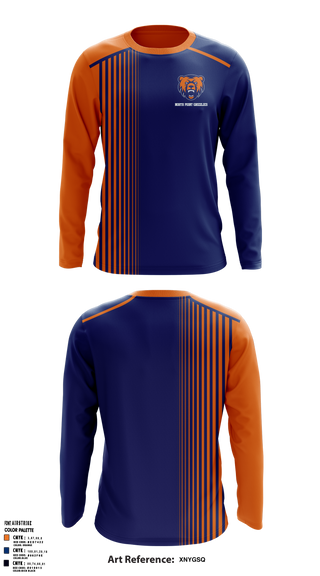 Long Sleeve Performance Shirt, North Point Grizzlies, Golf, Teamtime, Team time, sublimation, custom sports apparel, team uniforms, spirit wear, spiritwear, sports uniforms, custom shirts, team store, custom team store, fundraiser sports, apparel fundraiser