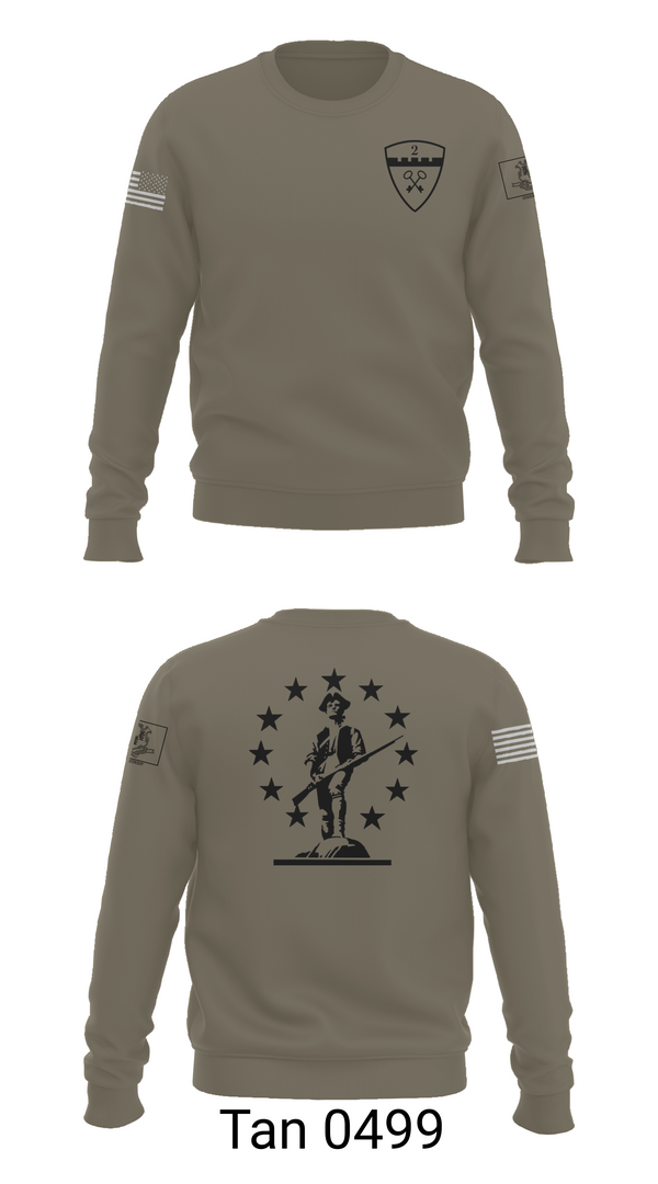 Crew Neck Sweatshirt, 2nd Company Governor's Foot Guard, , Teamtime, Team time, sublimation, custom sports apparel, team uniforms, spirit wear, spiritwear, sports uniforms, custom shirts, team store, custom team store, fundraiser sports, apparel fundraiser