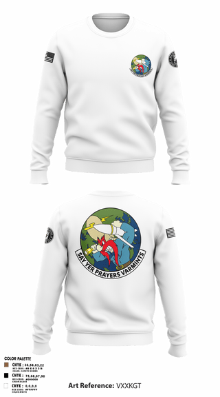 Crew Neck Sweatshirt, 20th Intelligence Squadron, Air Force, Teamtime, Team time, sublimation, custom sports apparel, team uniforms, spirit wear, spiritwear, sports uniforms, custom shirts, team store, custom team store, fundraiser sports, apparel fundraiser