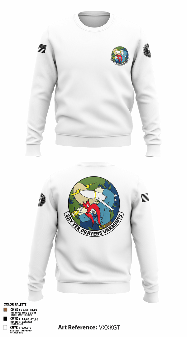 Crew Neck Sweatshirt, 20th Intelligence Squadron, Air Force, Teamtime, Team time, sublimation, custom sports apparel, team uniforms, spirit wear, spiritwear, sports uniforms, custom shirts, team store, custom team store, fundraiser sports, apparel fundraiser