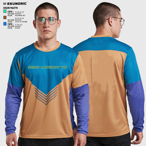 Long Sleeve Performance Shirt, Zero latency VR, , Teamtime, Team time, sublimation, custom sports apparel, team uniforms, spirit wear, spiritwear, sports uniforms, custom shirts, team store, custom team store, fundraiser sports, apparel fundraiser