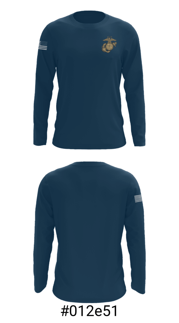 Long Sleeve Performance Shirt, Marine Training Academy USA, Marines, Teamtime, Team time, sublimation, custom sports apparel, team uniforms, spirit wear, spiritwear, sports uniforms, custom shirts, team store, custom team store, fundraiser sports, apparel fundraiser