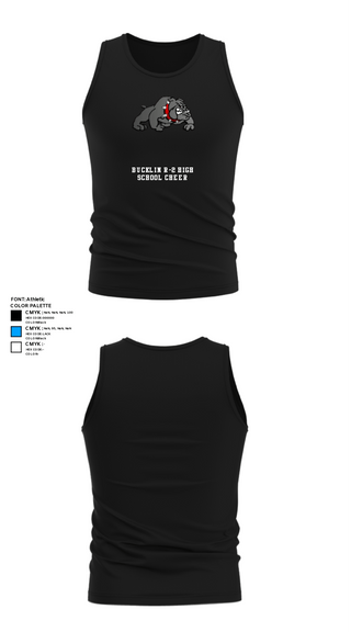 Tank Top, Bucklin R-2 High School Cheer, Cheer, Teamtime, Team time, sublimation, custom sports apparel, team uniforms, spirit wear, spiritwear, sports uniforms, custom shirts, team store, custom team store, fundraiser sports, apparel fundraiser