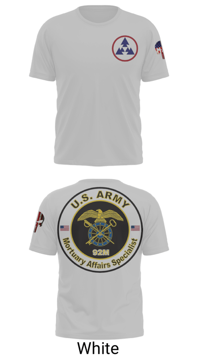 54th Quartermaster Company 53480522 Short Sleeve Performance Shirt - 6