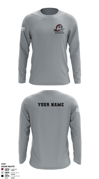 Long Sleeve Rash Guard Shirt, Braden River High School Wrestling, Wrestling, Teamtime, Team time, sublimation, custom sports apparel, team uniforms, spirit wear, spiritwear, sports uniforms, custom shirts, team store, custom team store, fundraiser sports, apparel fundraiser