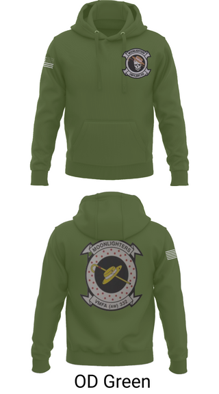 Hoodie, VMFA-332 The Moonlighters, Marines, Teamtime, Team time, sublimation, custom sports apparel, team uniforms, spirit wear, spiritwear, sports uniforms, custom shirts, team store, custom team store, fundraiser sports, apparel fundraiser