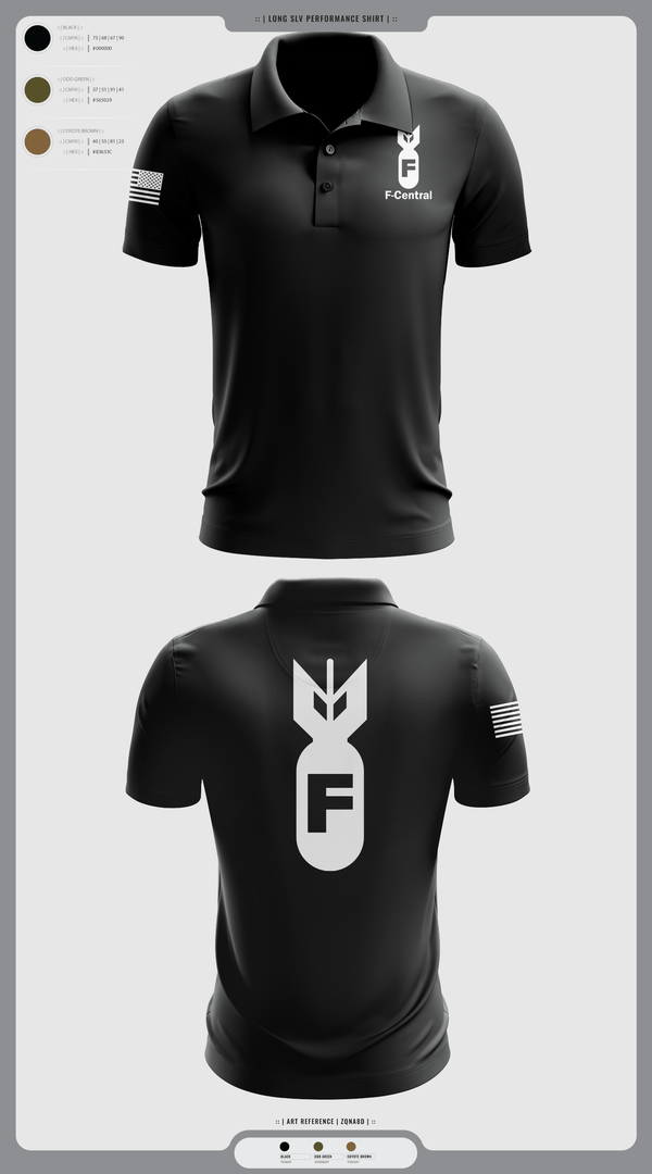 Short Sleeve Performance Polo, F Central, Police, Teamtime, Team time, sublimation, custom sports apparel, team uniforms, spirit wear, spiritwear, sports uniforms, custom shirts, team store, custom team store, fundraiser sports, apparel fundraiser