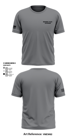 Short Sleeve Performance Shirt, Monument Police Department, Police, Teamtime, Team time, sublimation, custom sports apparel, team uniforms, spirit wear, spiritwear, sports uniforms, custom shirts, team store, custom team store, fundraiser sports, apparel fundraiser