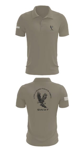 Short Sleeve Performance Polo, LOS LUNAS POLICE DEPT. SWAT, , Teamtime, Team time, sublimation, custom sports apparel, team uniforms, spirit wear, spiritwear, sports uniforms, custom shirts, team store, custom team store, fundraiser sports, apparel fundraiser