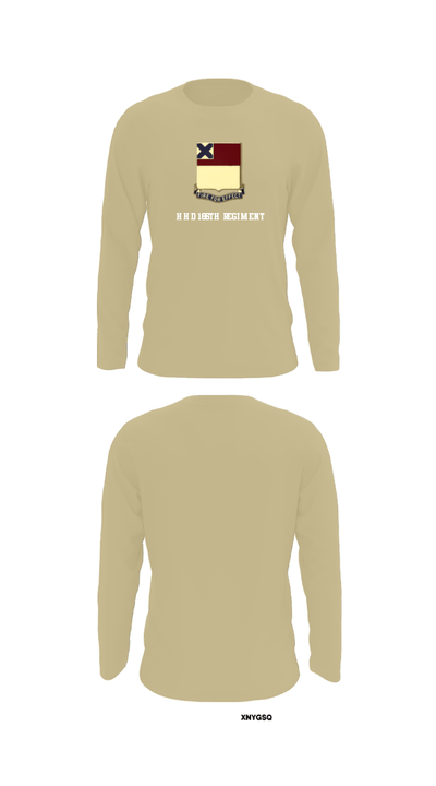 HHD 166th Regiment 4853273 Long Sleeve Performance Shirt - 92