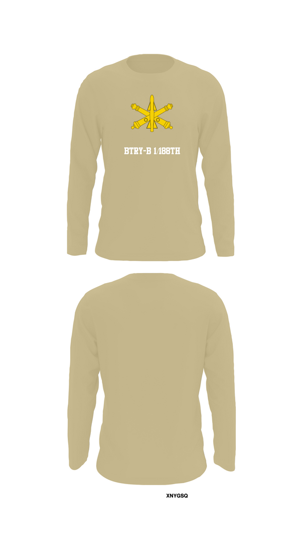 Long Sleeve Performance Shirt, BTRY-B 1/188th, National Guard, Teamtime, Team time, sublimation, custom sports apparel, team uniforms, spirit wear, spiritwear, sports uniforms, custom shirts, team store, custom team store, fundraiser sports, apparel fundraiser