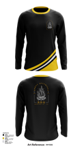 Burnt Offerings BBQ 13520316 Long Sleeve Performance Shirt 126