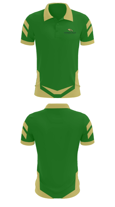 Cypress Falls High School Track 61867059 Short Sleeve Performance Polo - 32