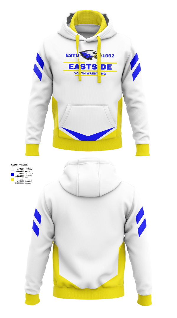 Hoodie, Eastside Youth Wrestling, Wrestling, Teamtime, Team time, sublimation, custom sports apparel, team uniforms, spirit wear, spiritwear, sports uniforms, custom shirts, team store, custom team store, fundraiser sports, apparel fundraiser
