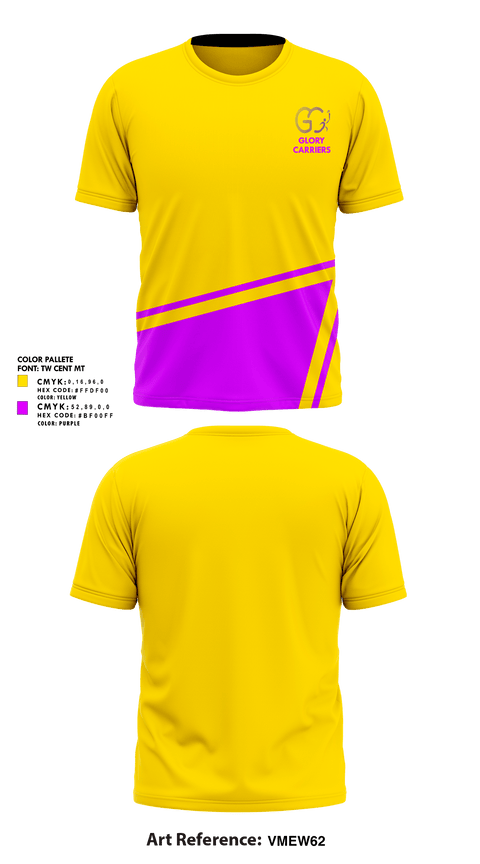 Short Sleeve Performance Shirt, Glory Carriers, Track & Field, Teamtime, Team time, sublimation, custom sports apparel, team uniforms, spirit wear, spiritwear, sports uniforms, custom shirts, team store, custom team store, fundraiser sports, apparel fundraiser
