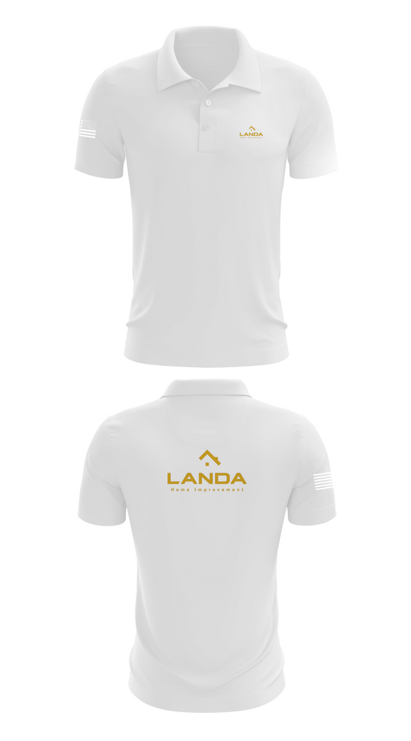 Short Sleeve Performance Polo, Landa Home Improvement, , Teamtime, Team time, sublimation, custom sports apparel, team uniforms, spirit wear, spiritwear, sports uniforms, custom shirts, team store, custom team store, fundraiser sports, apparel fundraiser