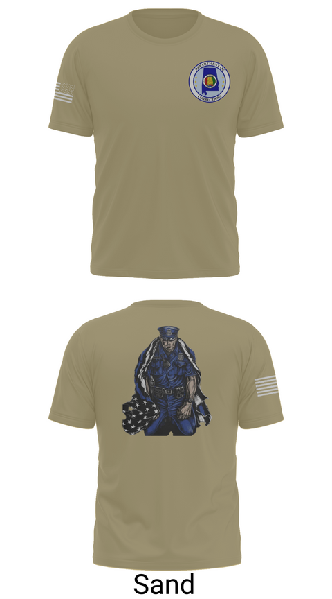 Short Sleeve Performance Shirt, Alabama Department of Corrections, Police, Teamtime, Team time, sublimation, custom sports apparel, team uniforms, spirit wear, spiritwear, sports uniforms, custom shirts, team store, custom team store, fundraiser sports, apparel fundraiser