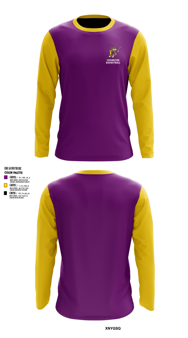 Long Sleeve Performance Shirt, Lexington High School Basketball, Men's Basketball, Teamtime, Team time, sublimation, custom sports apparel, team uniforms, spirit wear, spiritwear, sports uniforms, custom shirts, team store, custom team store, fundraiser sports, apparel fundraiser