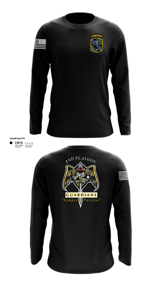 Long Sleeve Performance Shirt, 2/108th Guardians, Army, Teamtime, Team time, sublimation, custom sports apparel, team uniforms, spirit wear, spiritwear, sports uniforms, custom shirts, team store, custom team store, fundraiser sports, apparel fundraiser
