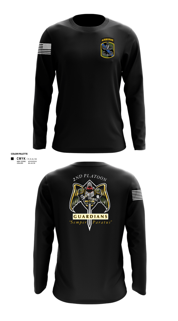 Long Sleeve Performance Shirt, 2/108th Guardians, Army, Teamtime, Team time, sublimation, custom sports apparel, team uniforms, spirit wear, spiritwear, sports uniforms, custom shirts, team store, custom team store, fundraiser sports, apparel fundraiser