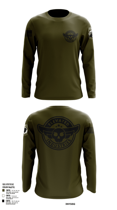 Elevated Industries 26715295 Long Sleeve Performance Shirt 104