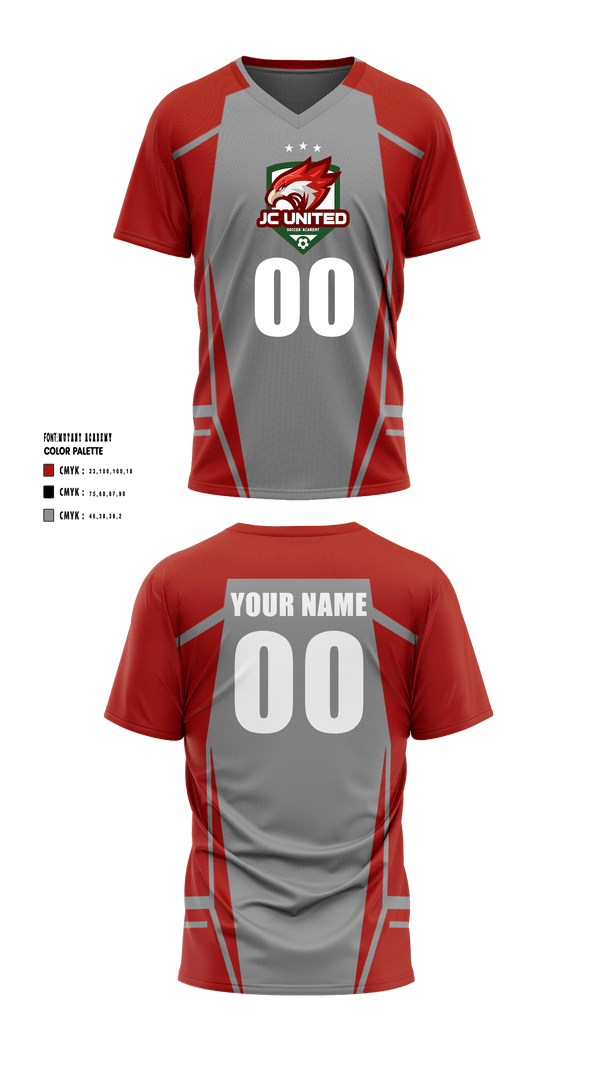 Mens Soccer Jersey, JC United, Men's Soccer, Teamtime, Team time, sublimation, custom sports apparel, team uniforms, spirit wear, spiritwear, sports uniforms, custom shirts, team store, custom team store, fundraiser sports, apparel fundraiser