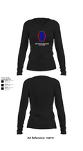 100th Battalion 442nd Infantry Delta dragons 60081058 Women's Long Sleeve V-neck Shirt - 22