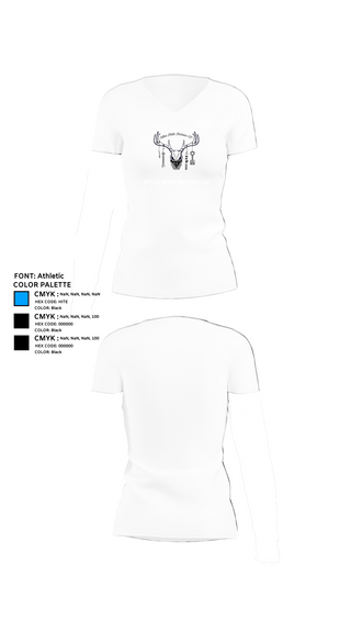 Womens Short Sleeve Vneck Shirt, Outlaw Mobile Mechanics LLP, , Teamtime, Team time, sublimation, custom sports apparel, team uniforms, spirit wear, spiritwear, sports uniforms, custom shirts, team store, custom team store, fundraiser sports, apparel fundraiser