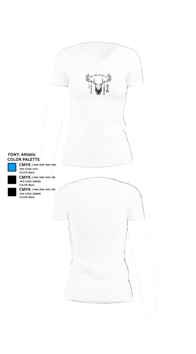 Outlaw Mobile Mechanics LLP 15152695 Women's Short Sleeve V-neck Shirt - 18